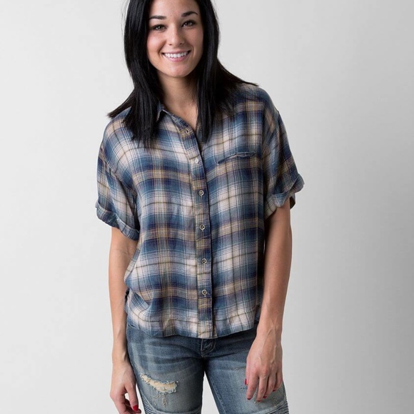 Gilded Intent Plaid Shirt - Picture 1 of 3